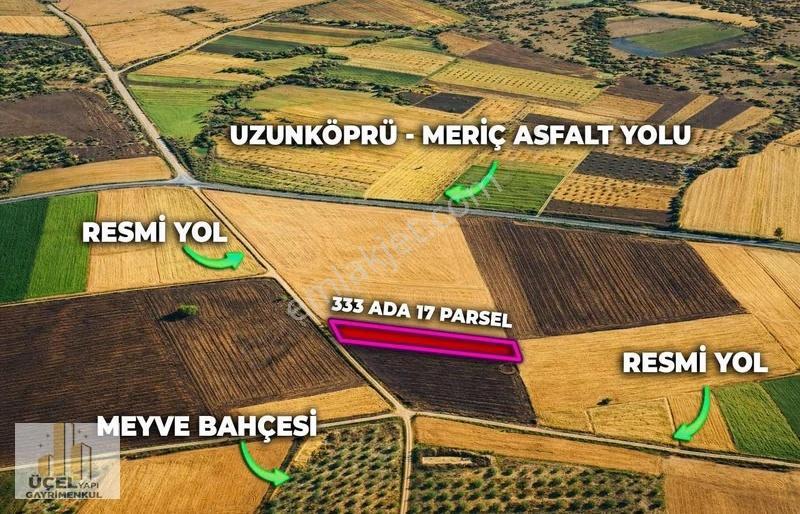 Edirne Meriç Müstakil Tek Tapu 933 M2 Yola Cephe Satılık Tarla - Görsel 4
