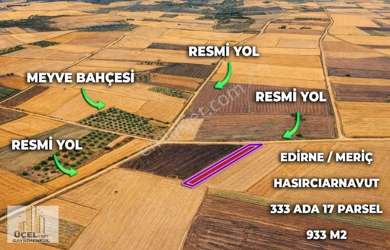 Edirne Meriç Müstakil Tek Tapu 933 M2 Yola Cephe Satılık Tarla - Görsel 2