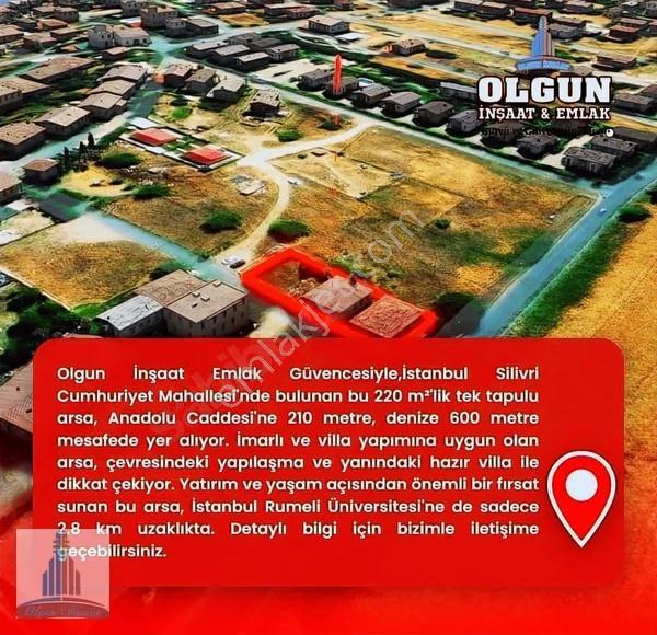 Silivri Cumhuriyet Mahallesi'nde Satılık İmarlı Arsa - Görsel 16