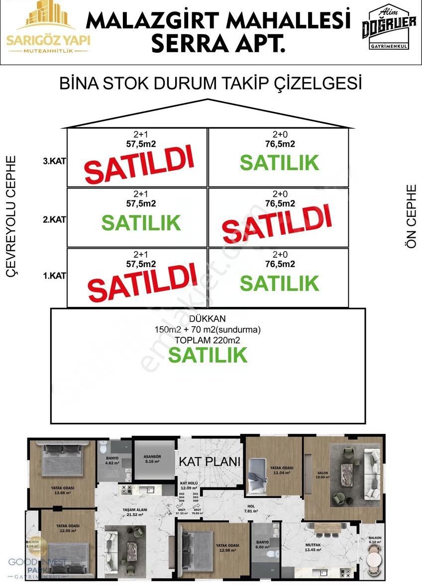 Bolvadin'de Fırsat Fiyat 2+1 Daireler Alttan Isıtmalı-asansörlü - Görsel 12