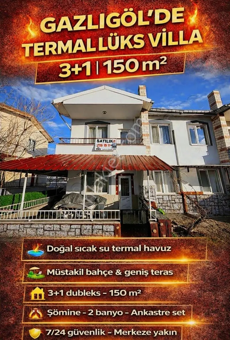 Gazlıgöl Dubleks Termal Villa Şifa Ve Lüks Bir Arada