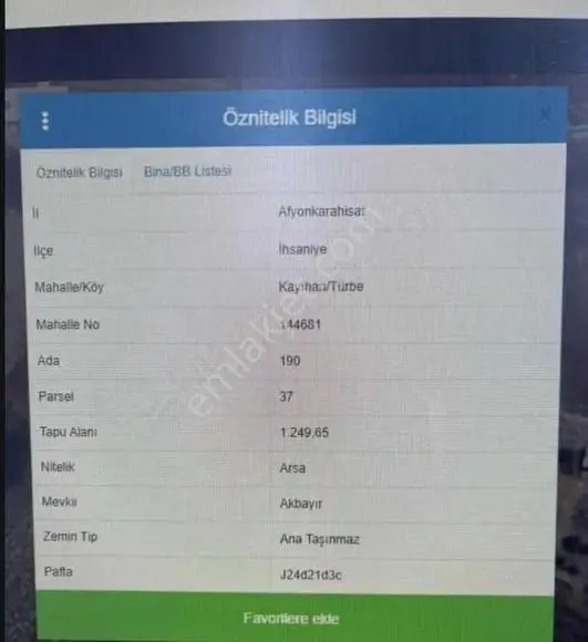 Bozoklu Emlaktan Kayıhanda Satılık Arsa