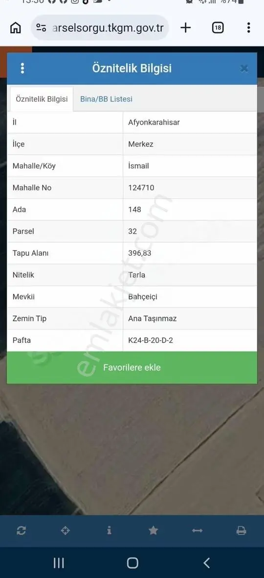 Bozoklu Emlaktan İsmailköy De Satılık Arazi