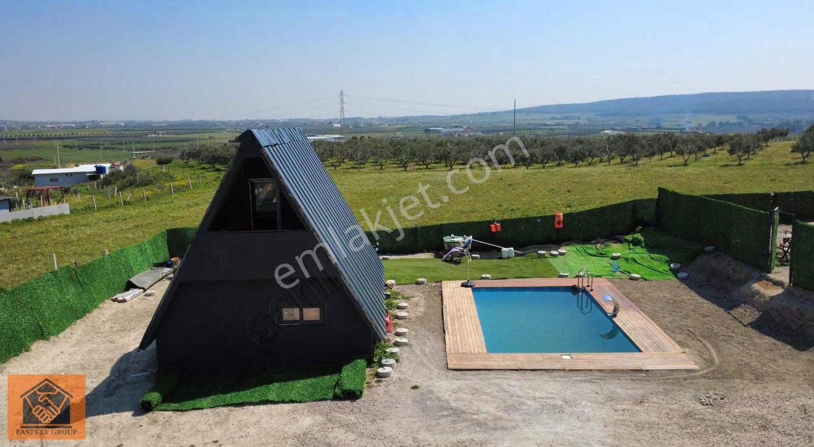 Oğlananası'nda Satılık Havuzlu Bungalov Eşyalı 994 M2 Arsası - Görsel 13