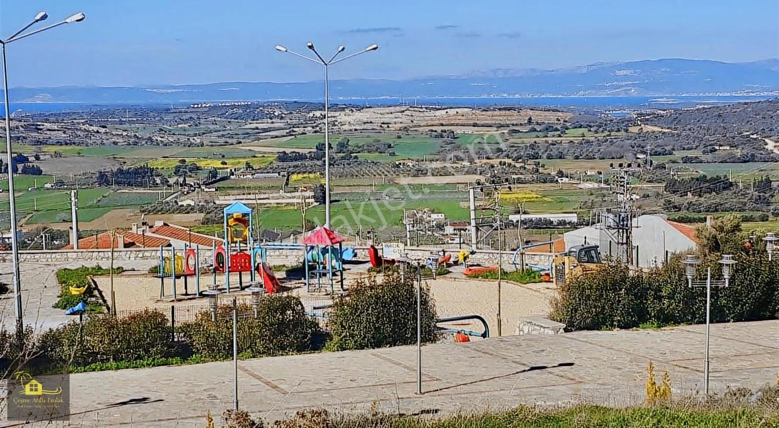 Çeşmede Satılık Deniz Manzaralı 375m2 Arsa | Tek Villa İmarlı - Görsel 4
