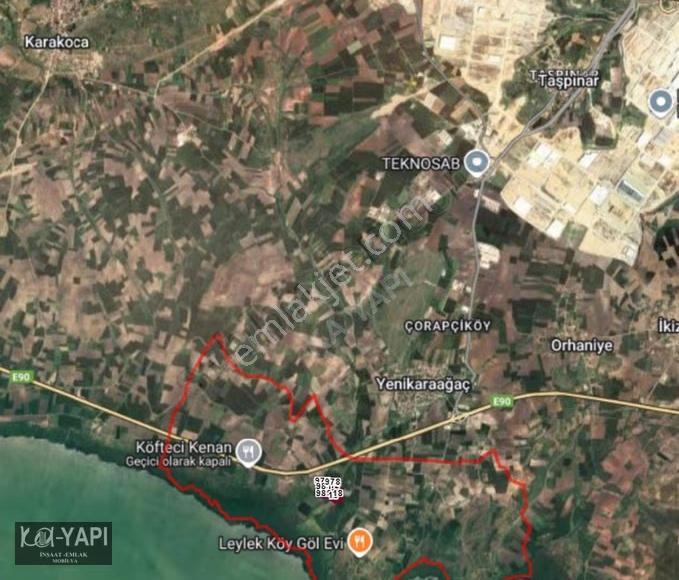 Yola Ve Kanala Cephe Göl Manzara,1100m Tapu ,10 Dönüm Kullanım.. - Görsel 10