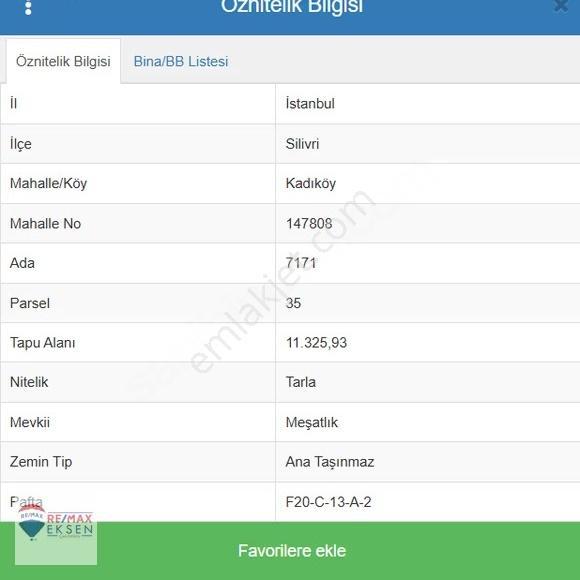 Silivri Kadıköy Yeri Belli Muvafakatnameli 400m² Satılık Tarla - Görsel 4