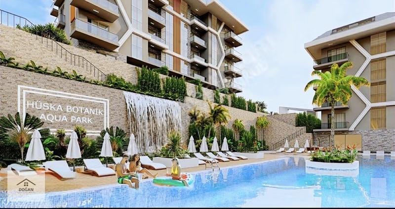 Alanya Konaklı'da 1+1 Harika Konumda Site'de Katta Satılık Daire - Görsel 6