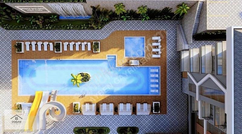 Alanya Konaklı'da 1+1 Harika Konumda Site'de Katta Satılık Daire - Görsel 13