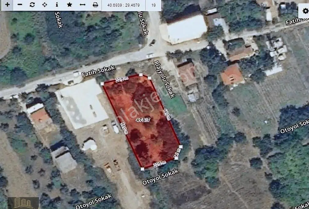 Rota'dan Çavuşçiftliği Güzel Konumda 1400m² Sanayi İmarlı Arsa - Görsel 2