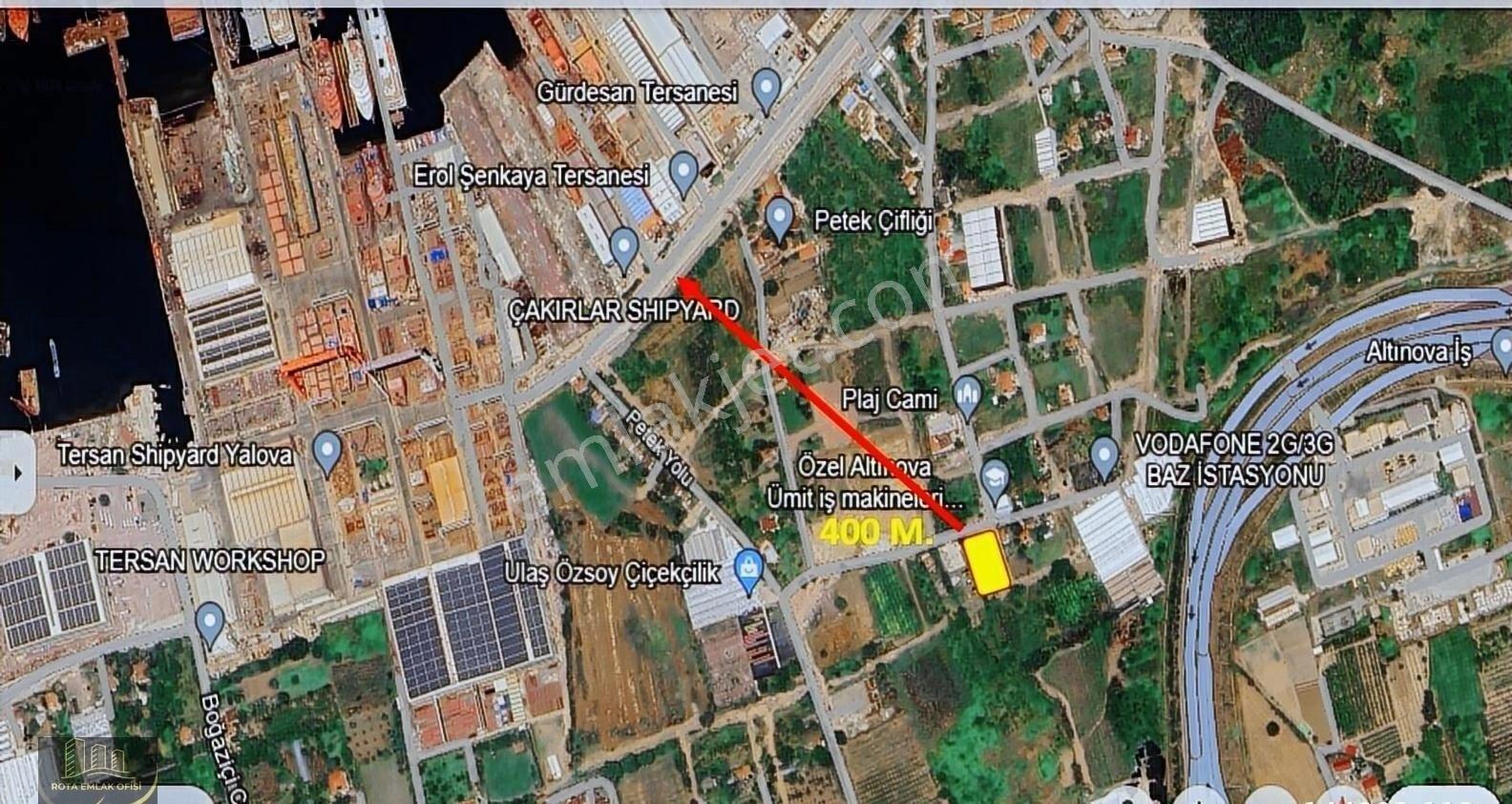 Rota'dan Çavuşçiftliği Güzel Konumda 1400m² Sanayi İmarlı Arsa - Görsel 9