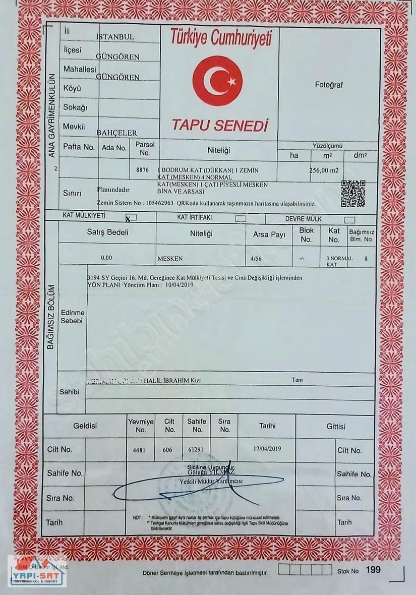 Güngören Ek Bina Gençosman 120m 3+1 3.kat Kredili Daire█yapısat█ - Görsel 16