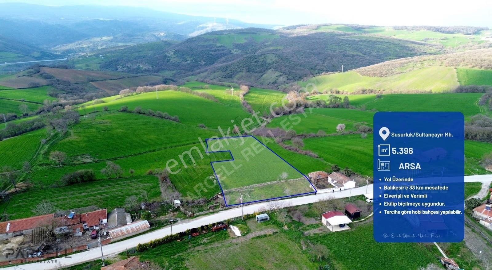 Balıkesir Susurluk Sultançayır Yola Sıfır Satılık Arsa - Görsel 8