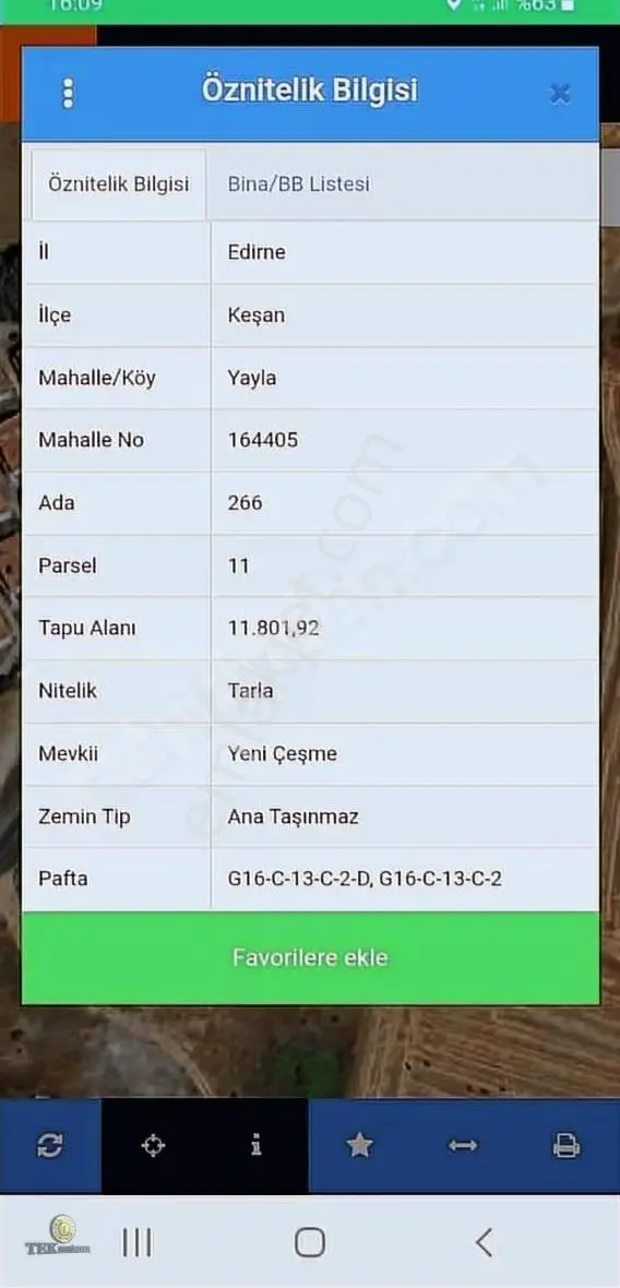 Keşan Yayla Köyde Imar Dibınde Denize 1 Km Mesafe Fırsat Arazi - Görsel 2