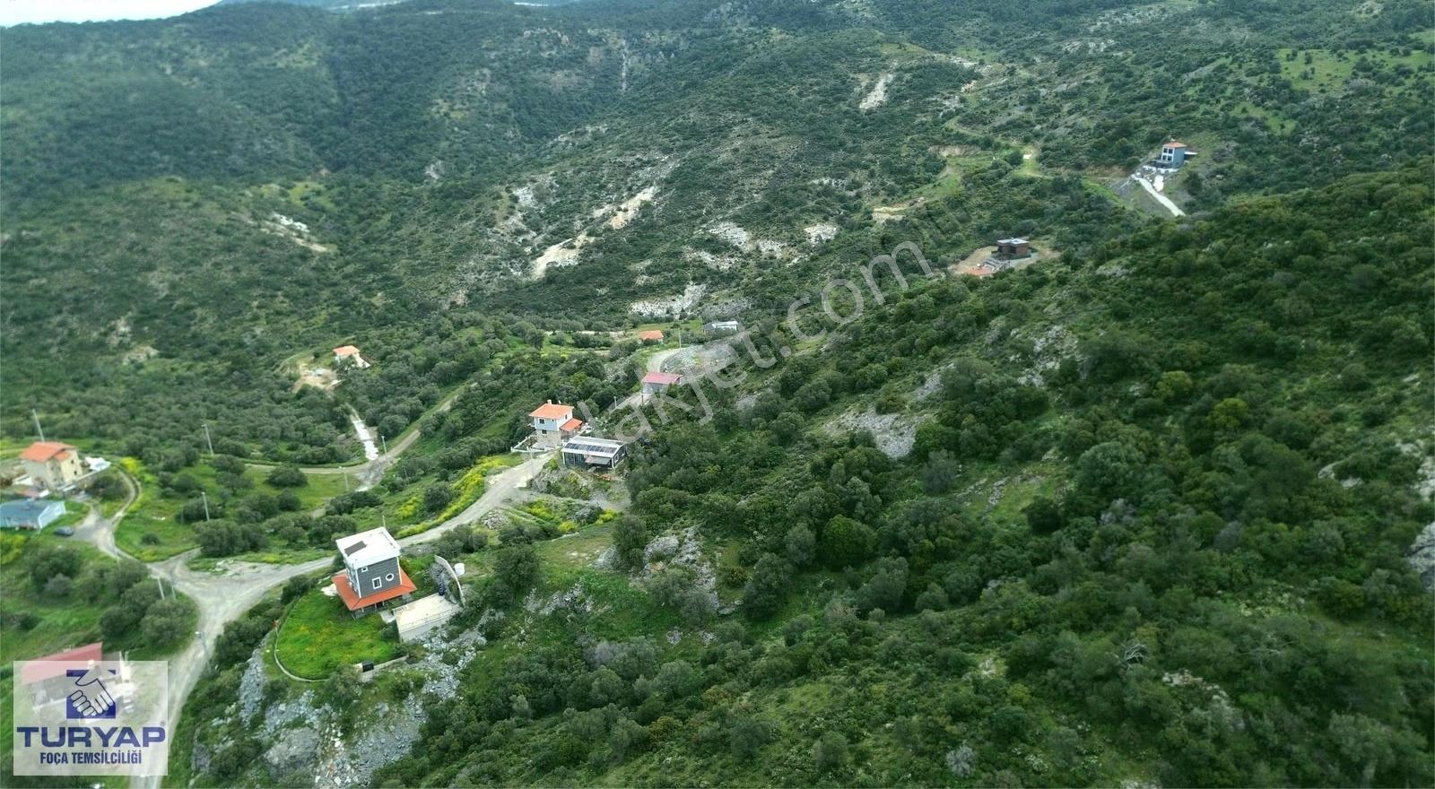 Turyap Foça'dan Sazlıca'da Deniz Manzaralı Satılık Arsa - Görsel 2