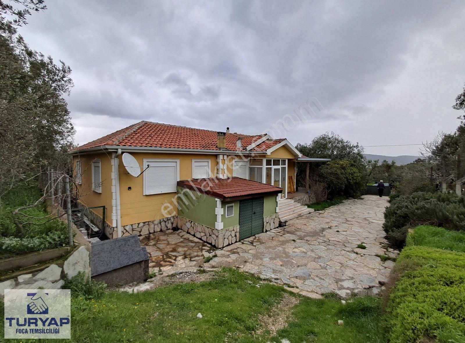 Foça'da İçinde 3+1 Müstakil Ev + Komple Bina Olan Zeytinli Tarla - Görsel 12