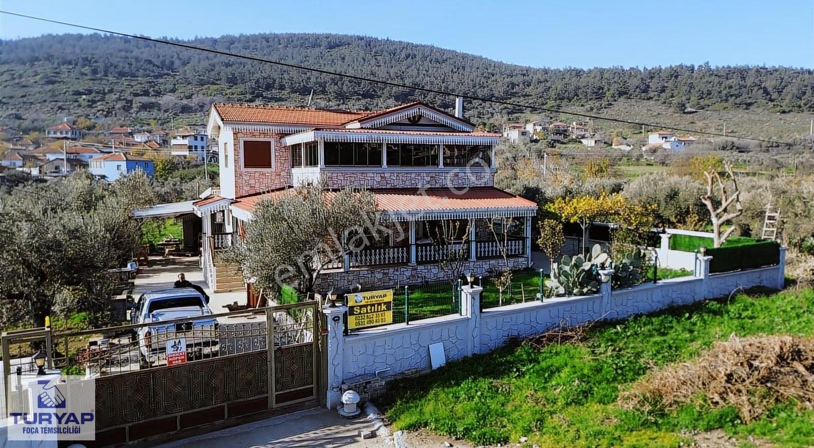 Turyap Foça'dan Ilıpınar'da Satılık Özel Yapım Villa Ve Arsası - Görsel 23