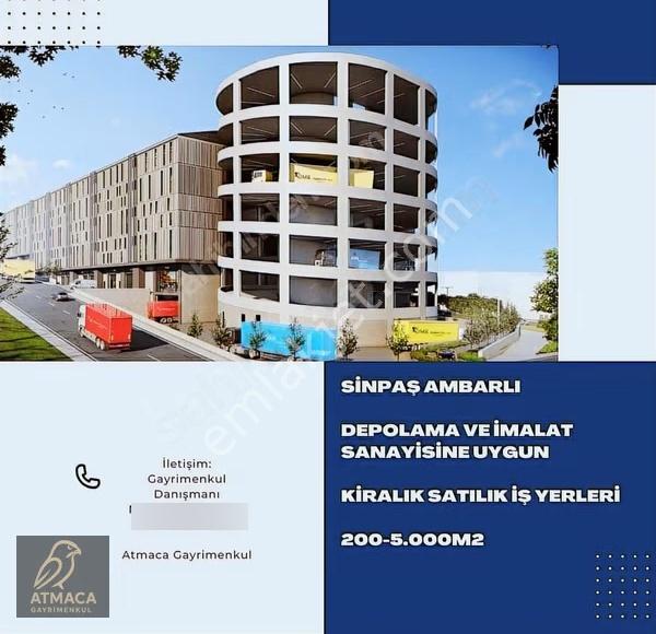 Atmaca'dan Sinpaş Ambarlıda 12 Metre Yükseklik 4550 M2 Kiralık