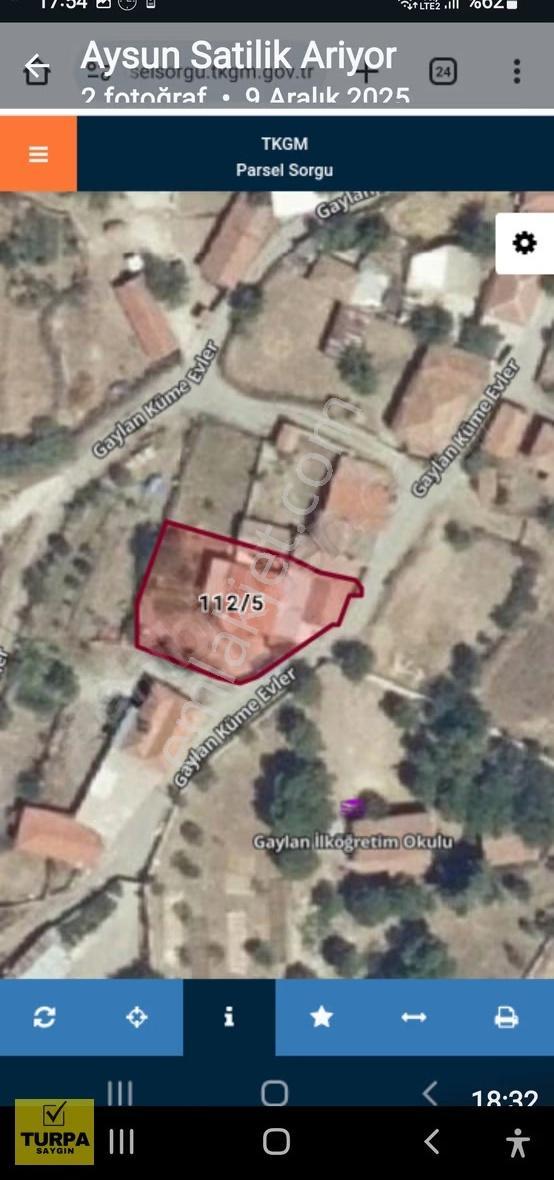 Turpa Saygından Bergamada Köy İçinde 500m2arsa+içinde Ev Satılık - Görsel 9