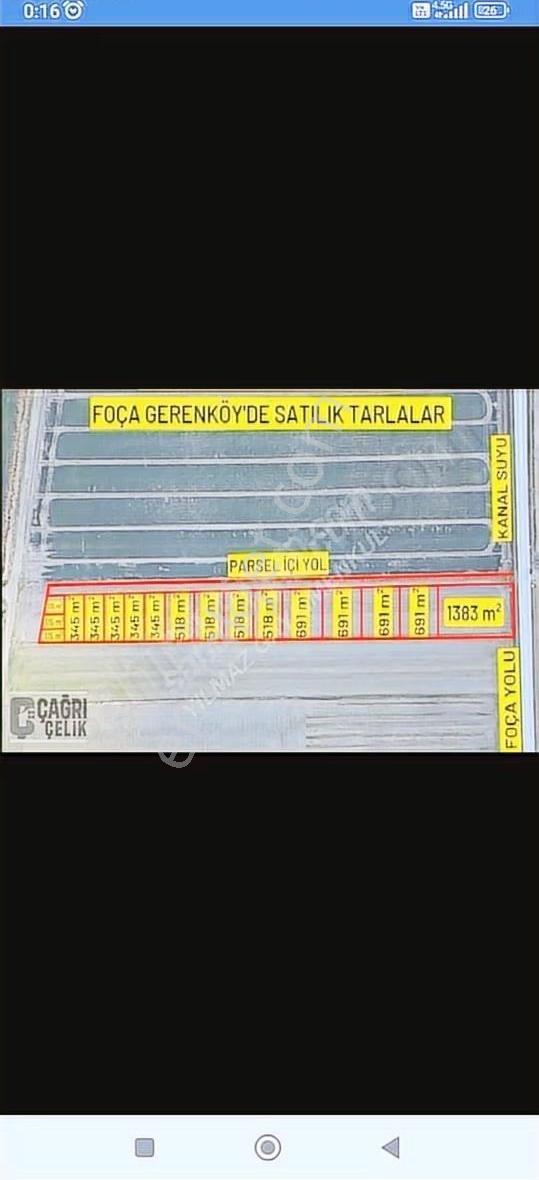 Foça Gerenköyde 345 M2 Bahçe Acil Satılıktır - Görsel 2