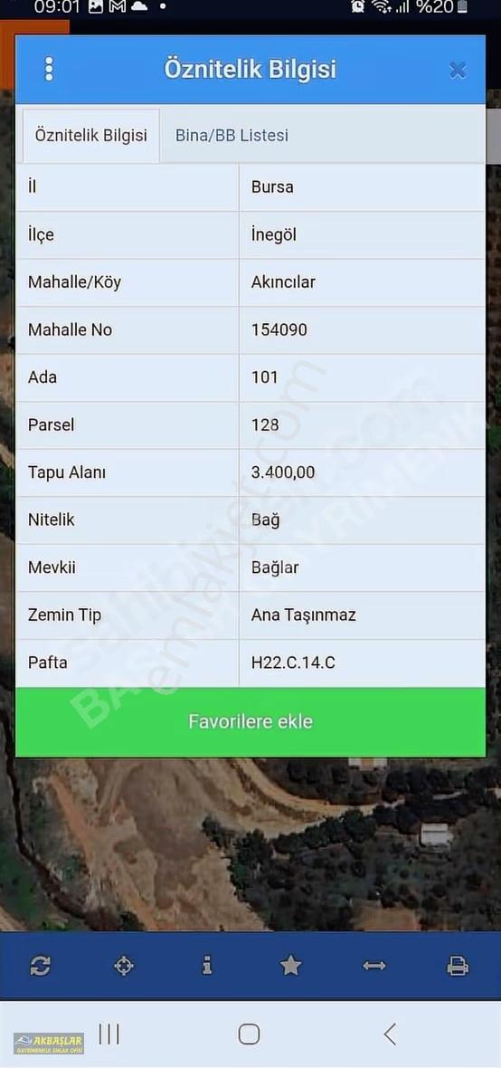 Akbaşlar Gayrimenkul'den Akıncılar Mahallesinde Satılık Tarla - Görsel 5