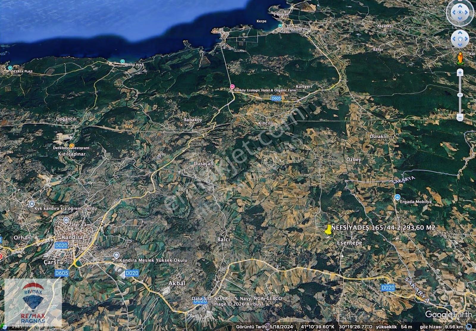 Kocaeli Kandıra Esentepe Nefsiyadeş Mh 2.293,60 M2 Satılık Tarla - Görsel 2