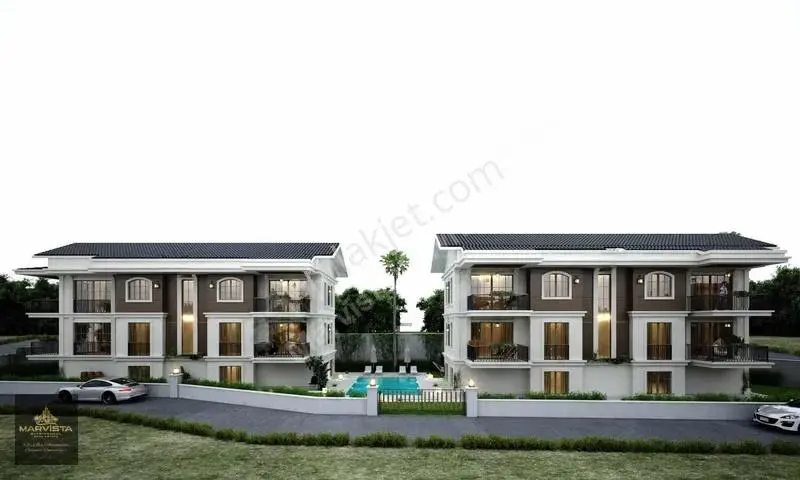 Marmaris Beldibinde Havuzlu Sitede Projeden 3+1 Dubleks Dairer - Görsel 4