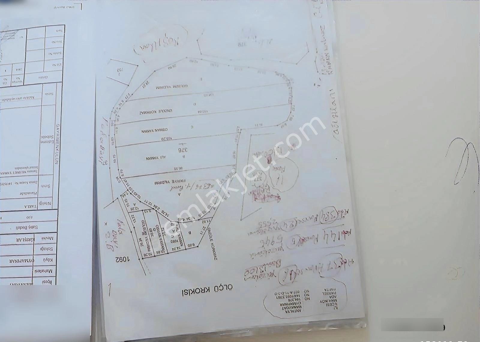 Manavgat Oymapinar Bölgesinde Bölünmüş Hisseli Tarla - Görsel 9