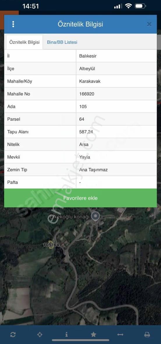 Karakavakta Huzurlu Yaşam İçin 587 M² Arsa Doğanın Kalbinde!