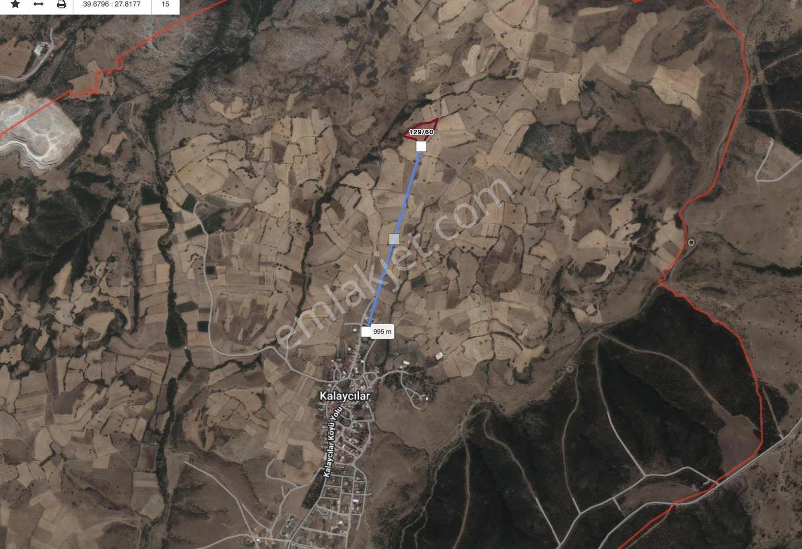 Karesi Kalaycılar'da Kadastralyolu Mevcut 10.057m² Satılık Tarla - Görsel 3
