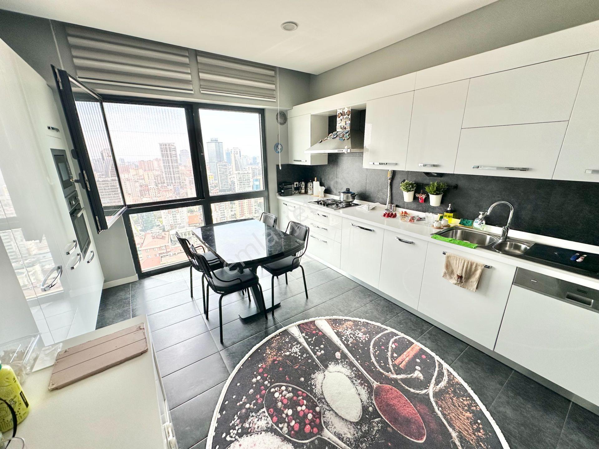 Ataşehir Odakule Residence 3+1 Yüksek Kat Panoramik Deniz Manzaralı Satılık Daire - Görsel 21