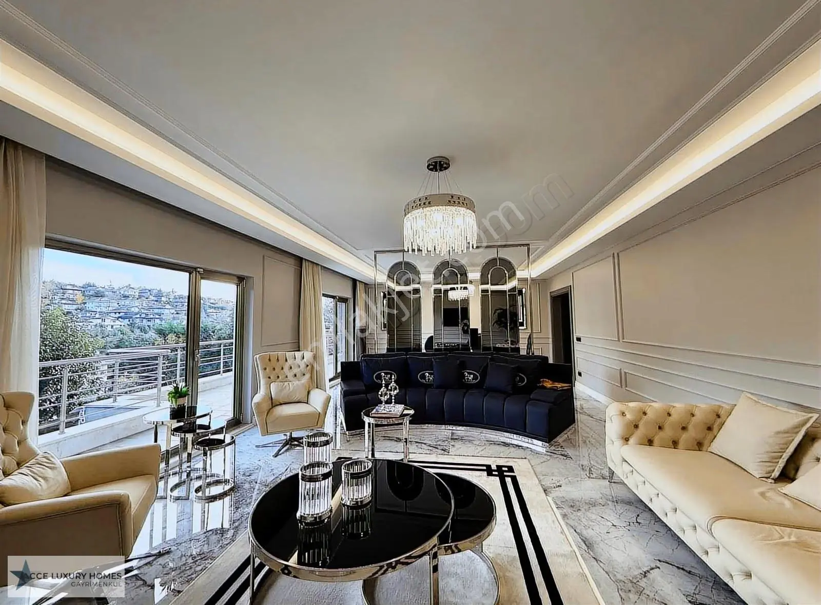 Acarkentte Güneycepheli Modern İç Mimarili Satılık Havuzlu Villa - Görsel 5