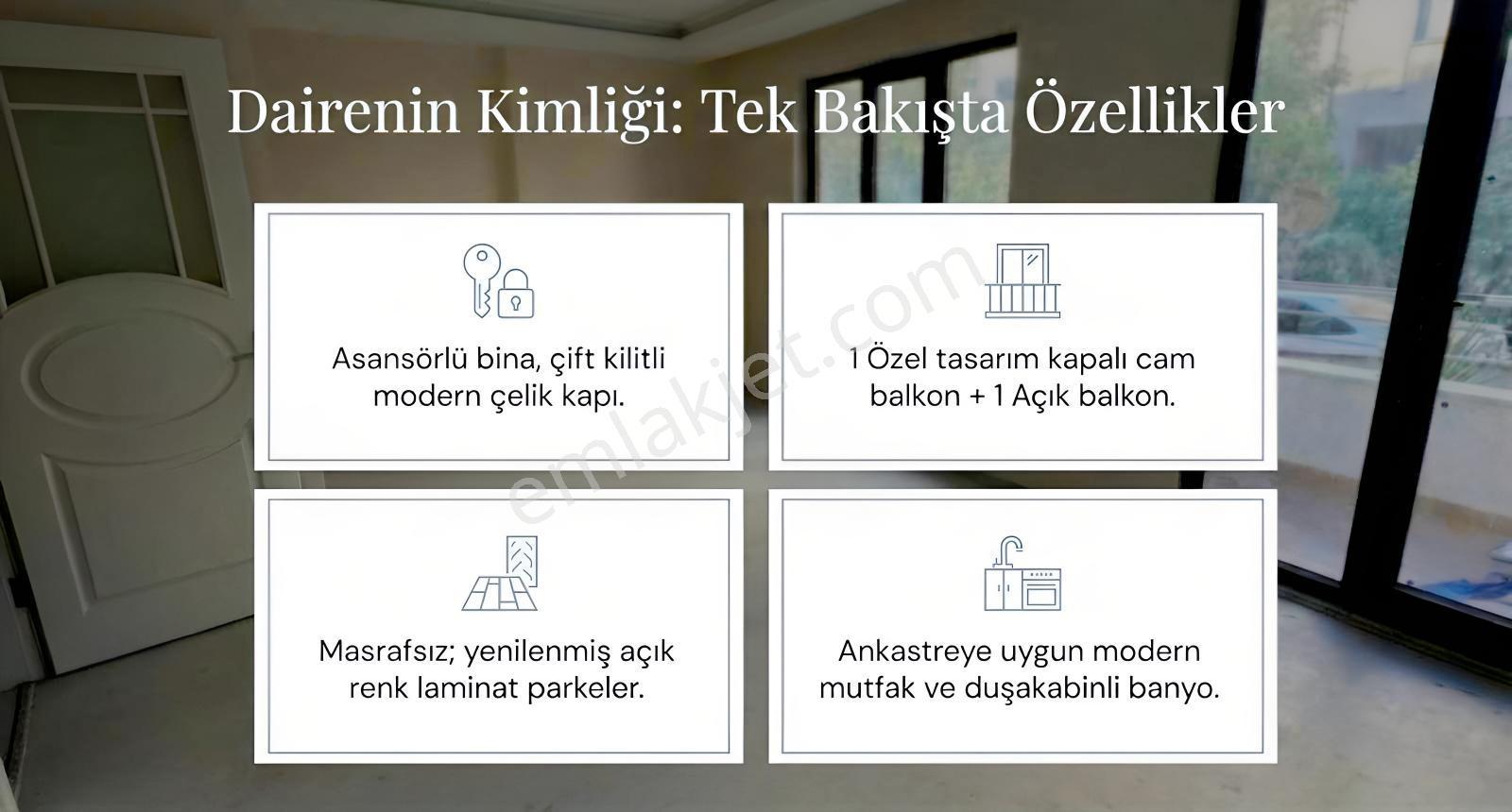 Ata Emlak'tan Yeni Binada 1+1 Giriş Kat 75 M2 Kiralık Daire - Görsel 26