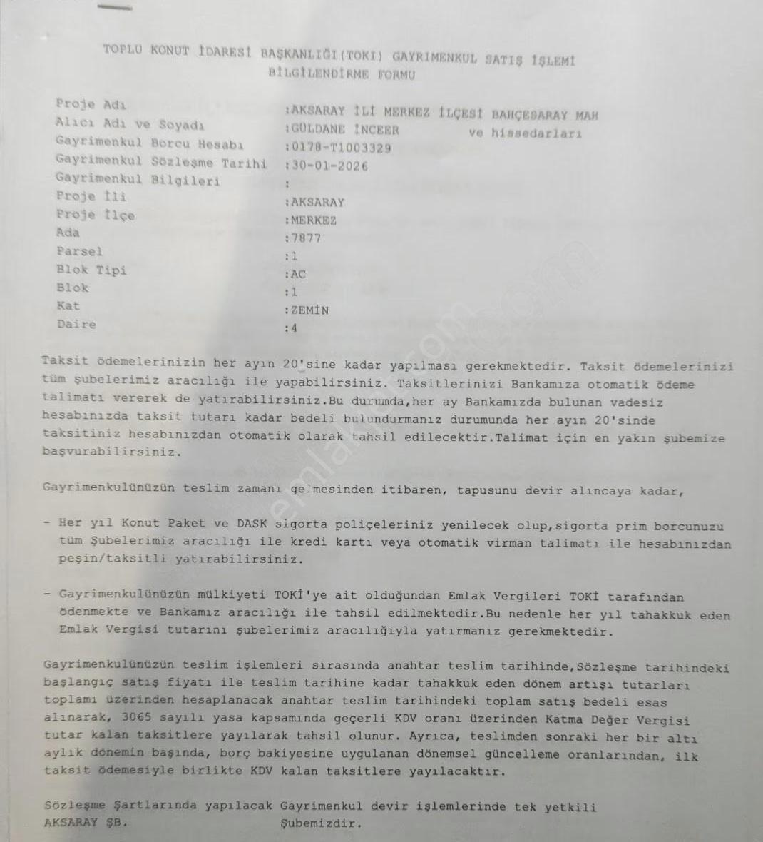 Resmi Tapu Devir-insanın Ömründe Böyle Bir Fırsat Bi Daha Gelmez