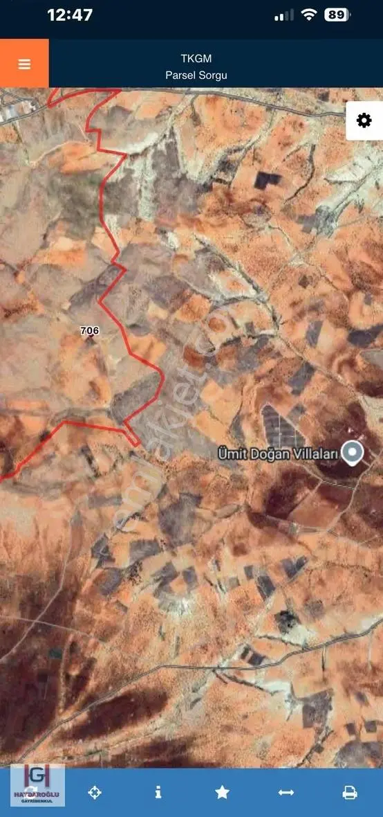 Oğuzeli Çaybaşı Mh. 2.600.m Satılık Arazi - Görsel 5