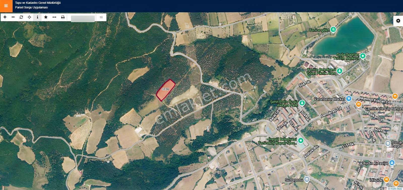 Remax Leon İnegöl Yeniceköy İmarın Dibinde 9700 M2 Tarla - Görsel 17