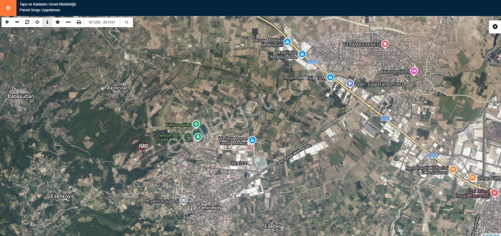 Remax Leon İnegöl Yeniceköy İmarın Dibinde 9700 M2 Tarla - Görsel 18