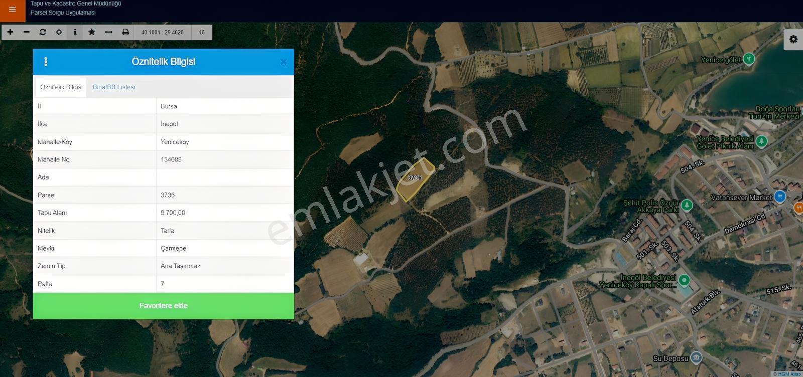 Remax Leon İnegöl Yeniceköy İmarın Dibinde 9700 M2 Tarla - Görsel 16