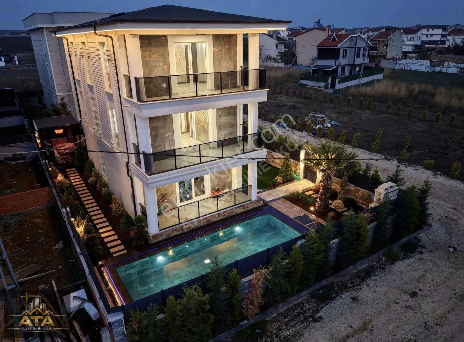 ^^ En İyisi Hazır ^^ Müstakil Havuzlu+hamam+sauna 5+1 Lüx Villa! - Görsel 30