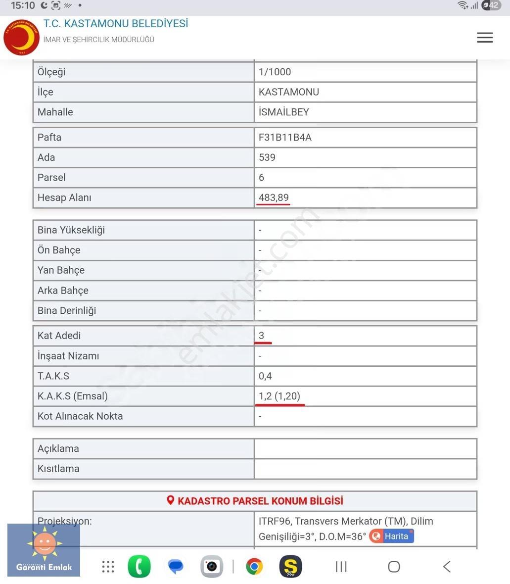 █garanti Emlak'tan Şehir Parkına Cephe, 9 Dairelik İmarlı Arsa.█ - Görsel 9