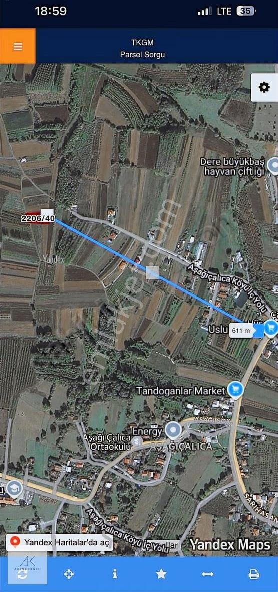 Köy Merkezine 600 Metre Yola Cepheli 1248 M² Tarla - Görsel 4
