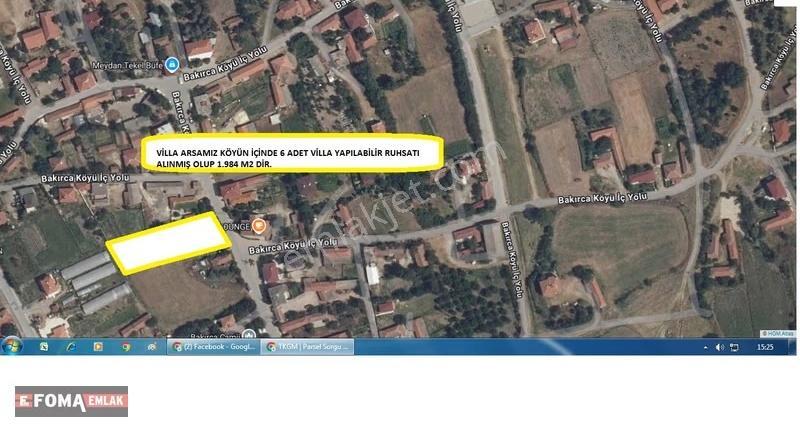 T.dağ Ergene Bakırcılar Köy. 6 Adet Villa Ruhsatlı 1.984 M2 Arsa - Görsel 4
