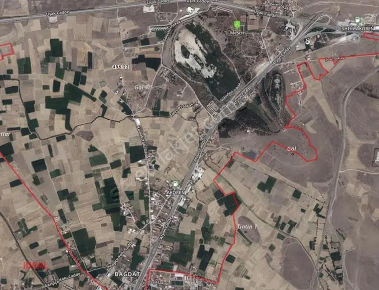 Afyon Sinanpaşa Akören'de 4 Kat İmarlı Satılık 1001m² Cazip Arsa - Görsel 4