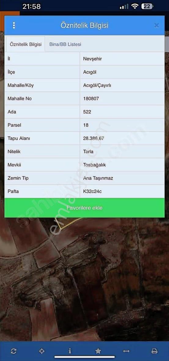 Ziya Oran Gayrimenkul'dan Nevşehir Organize Sanayi Satılık - Görsel 7