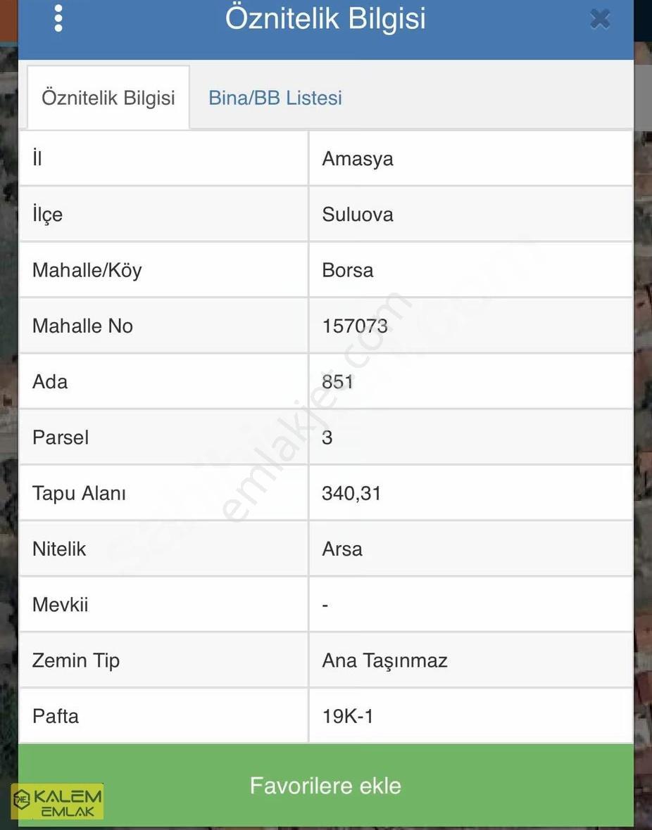 Suluova Borsa Mah. Satılık Arsa - Görsel 2