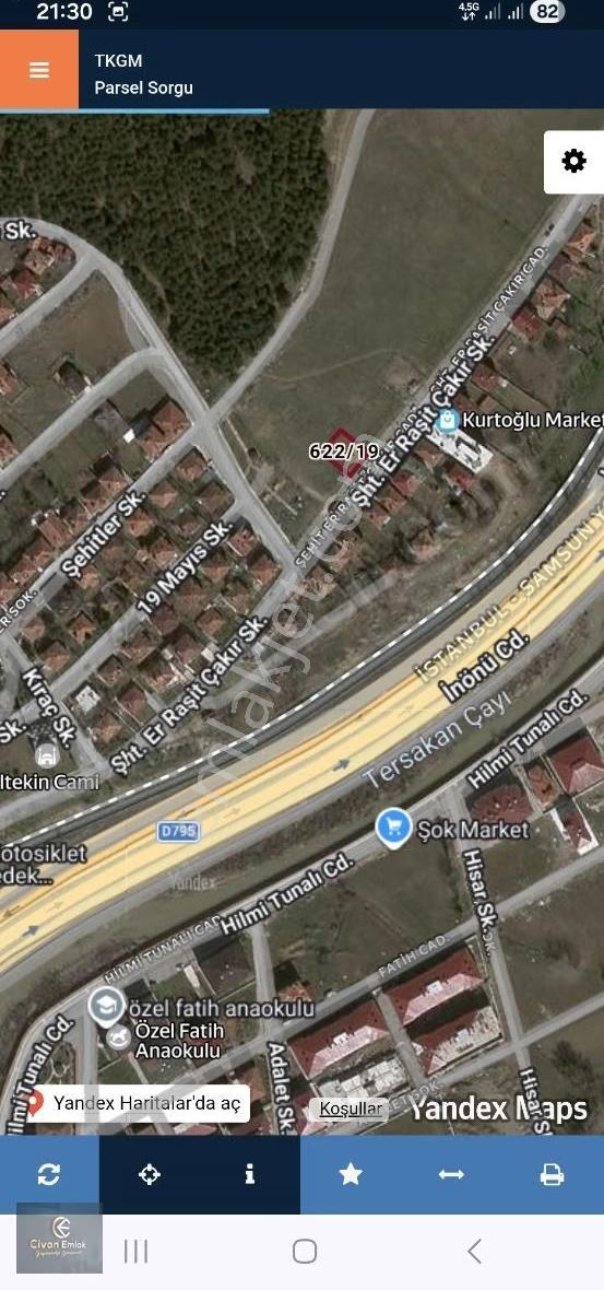 Civan Emlaktan Havza 19 Mayıs Mahallesi'nde Satılık Arsa - Görsel 7