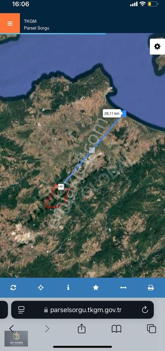 Çanakkale Biga Dikmen Köyü 5.500m2 Satılık Tarla - Görsel 4