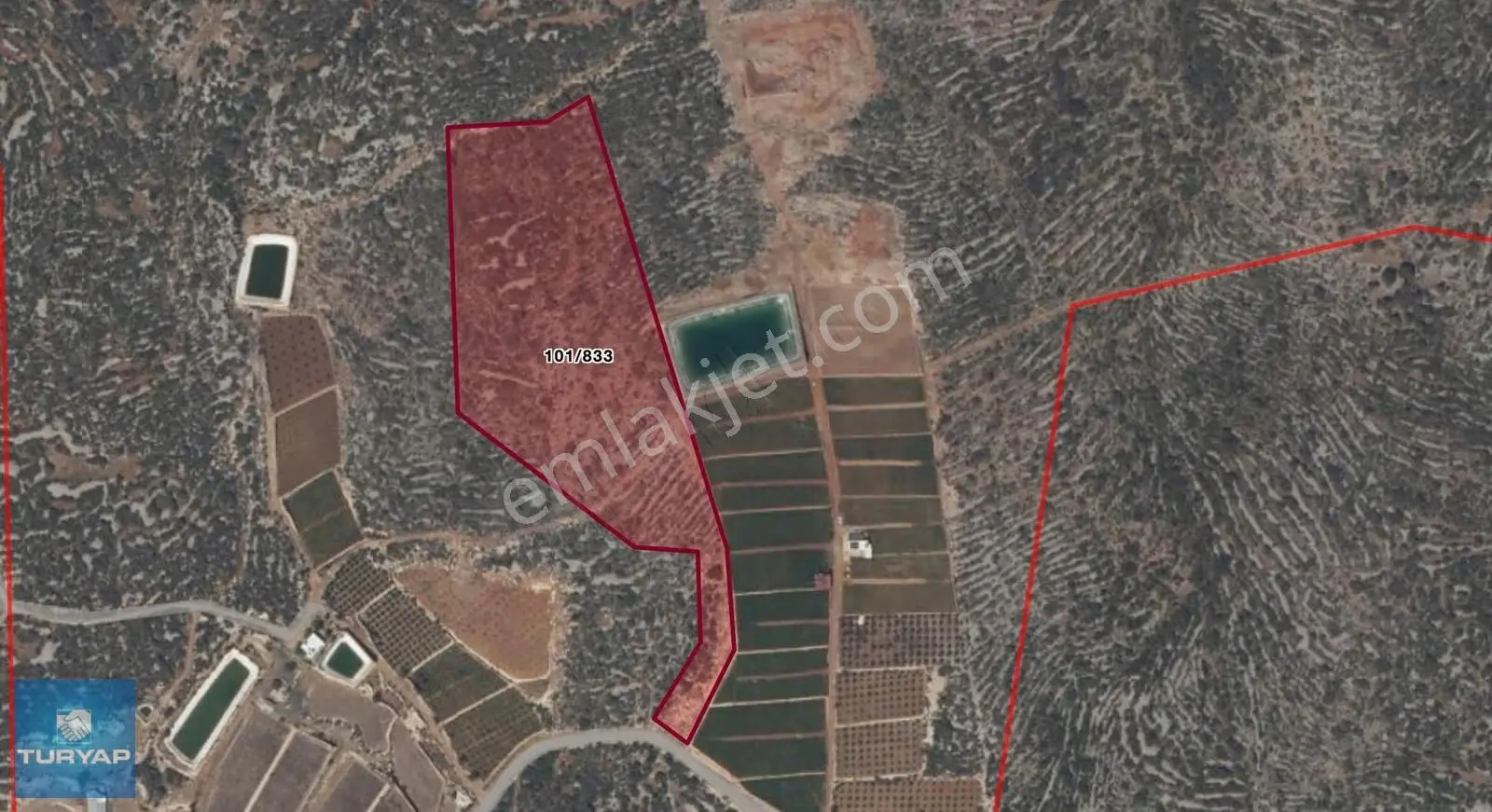 Turyap Erdemli'den Karaahmetli De 35.900 M2 Fırsat Arazi