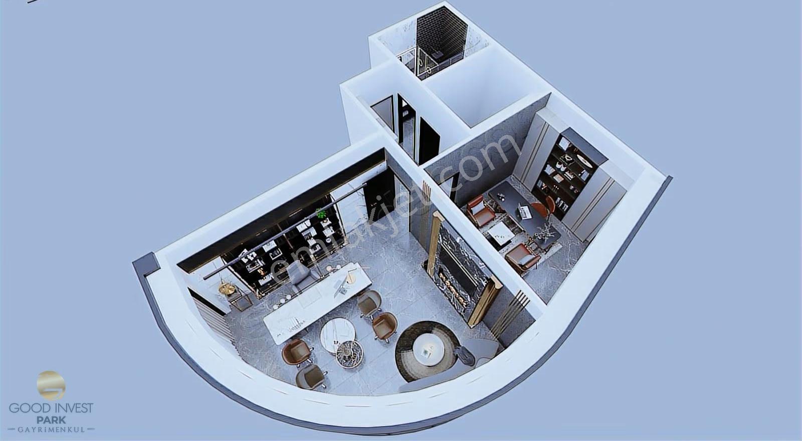 Şehir Merkezi Sevgi Yolunda Prestijli Projede 2+0 Büro&ofisler - Görsel 16