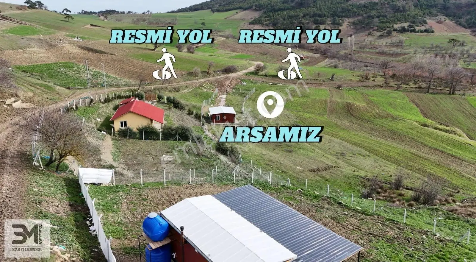 Sakarya Geyve Karacaören 1050 M2 %40 İmarlı Arsa Uygun Fırsat